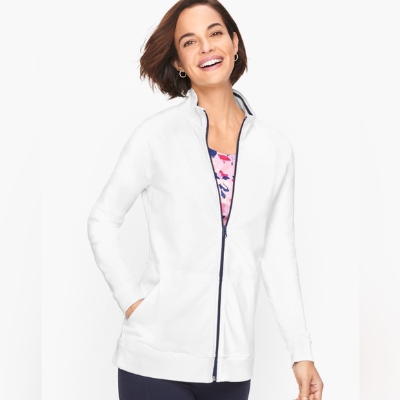 Talbots Jackets & Blazers - T BY TALBOTS Everyday Yoga Jacket - Solid White XL